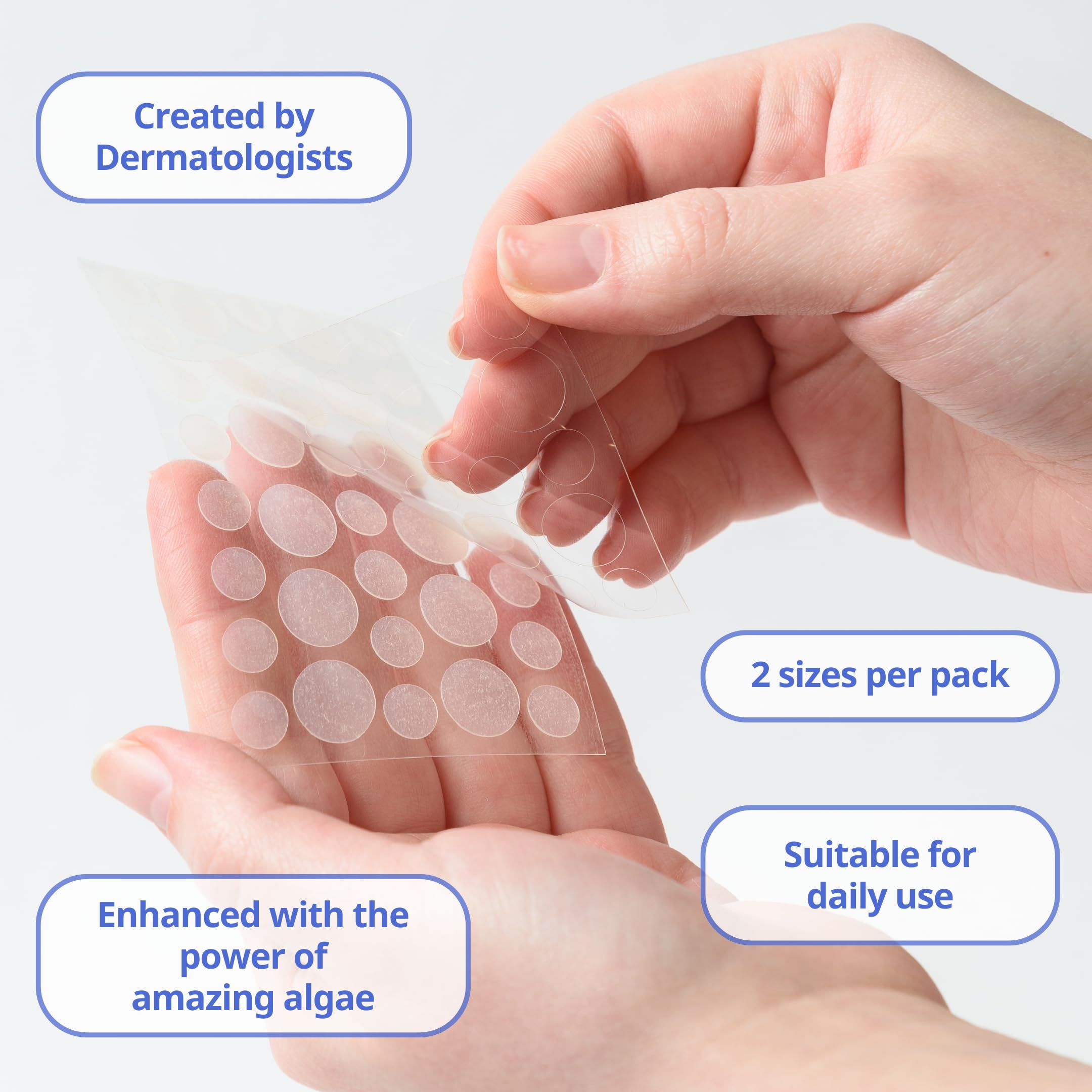 **48 Pcs Sensitive Skin Acne Patches for Face - Dermatologist-Recommended Pimple Patches with Gentle Formula for Clear Skin in 6 Hours | Perfect for Overnight Spot Treatment & Daily Blemish Care**