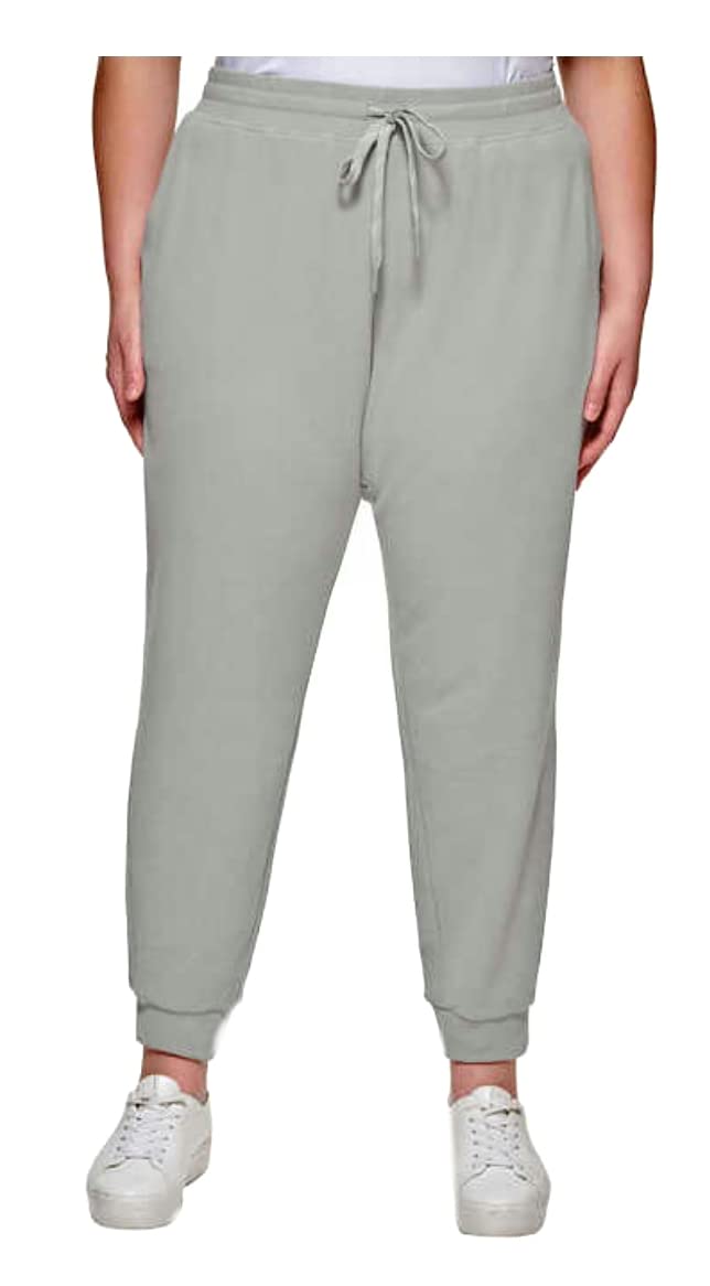 Andrew Marc Marc New York Women's Ribbed Midweight Jogger Pants - Comfortable Casual Lounge & Workout Pants for Everyday Wear