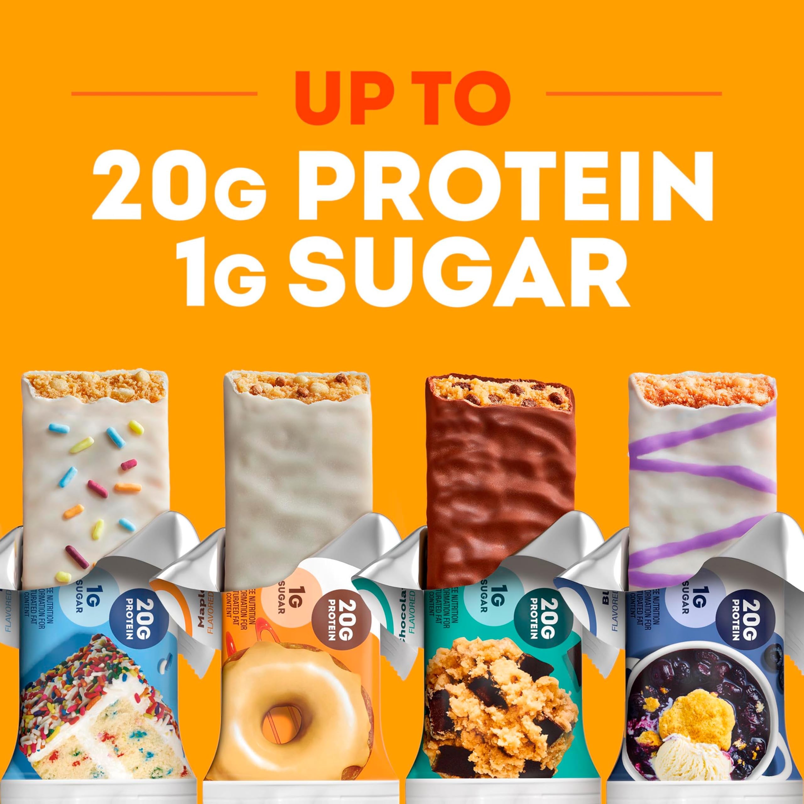 ONE Protein Bars, Peanut Butter Cup - Gluten Free, 20g Protein, 1g Sugar - Healthy Snacks for Weight Loss & Muscle Building - Perfect for Gym, Hiking & On-the-Go Nutrition (12 Count, 2.12 oz Each)