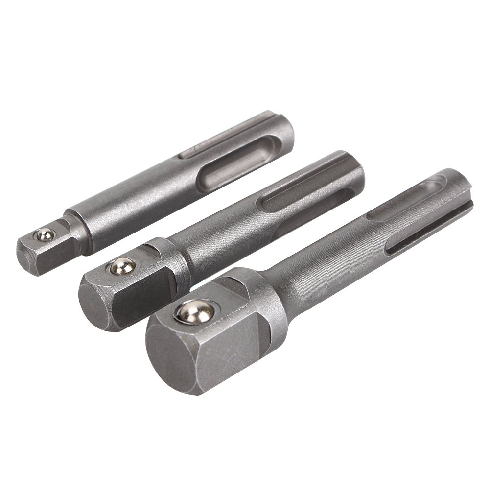 3-Piece Drill Bit Adapter Set - 1/4