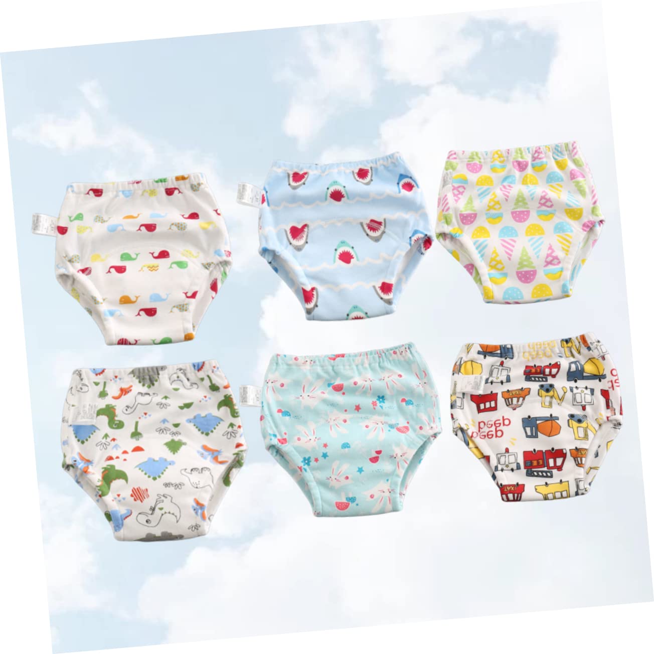 ifundom 18 Pcs Potty Training Pants - Nighttime Diaper Pants for Toddlers & Kids - Reusable Toilet Training Underwear for Boys & Girls - Perfect for Daytime & Overnight Use