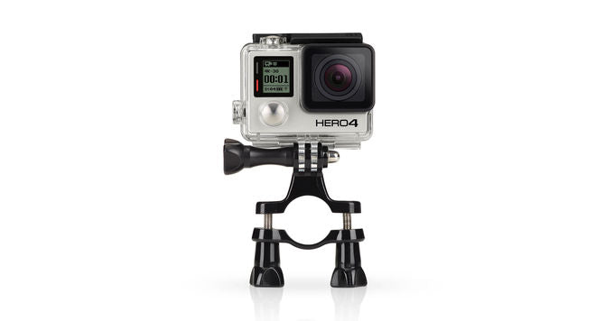 GoPro Handle Bar Mount, Seatpost Mount & Pole Mount - Universal Bike, Motorcycle, Surfboard & Sports Camera Mount for Action Cameras - Perfect for Cycling, Surfing, Skiing & Outdoor Adventures