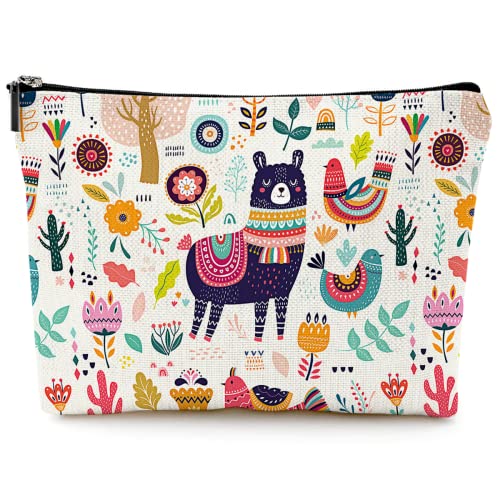 Alpaca Makeup Bags-Creamy