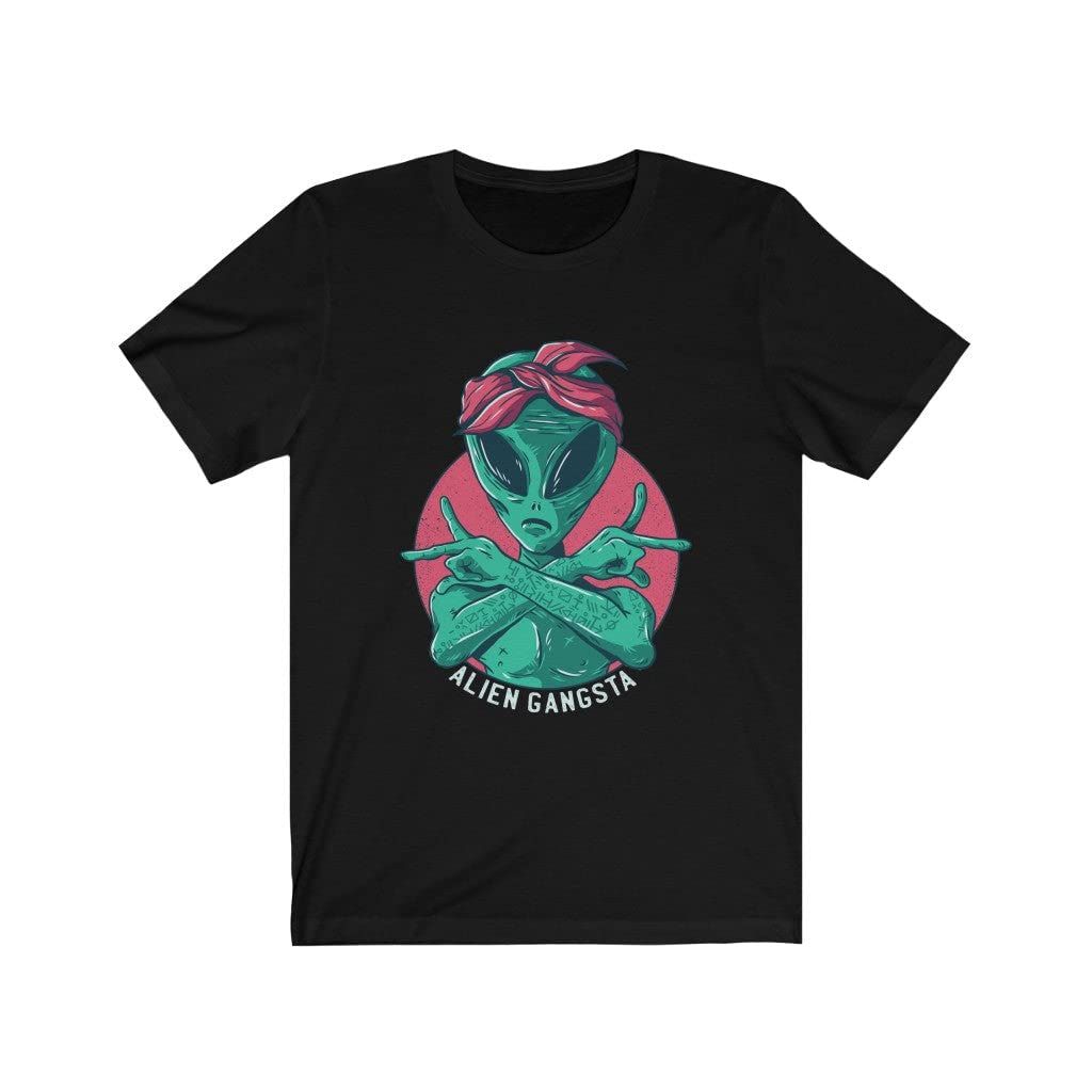 Alien UFO Fan T-Shirt - Unique Sci-Fi Gift for UFO Enthusiasts - Perfect for Cosplay, Comic Con & Streetwear Fashion