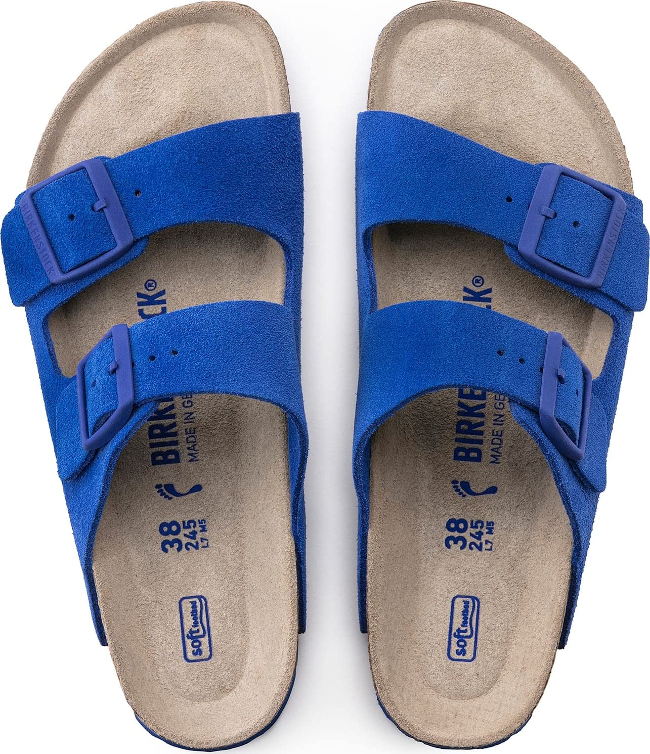 Birkenstock Women's Arizona SFB Slide Sandals - Comfortable Leather Footbed, Iron Oil Leather - Perfect for Casual Wear, Beach, and Summer Outfits