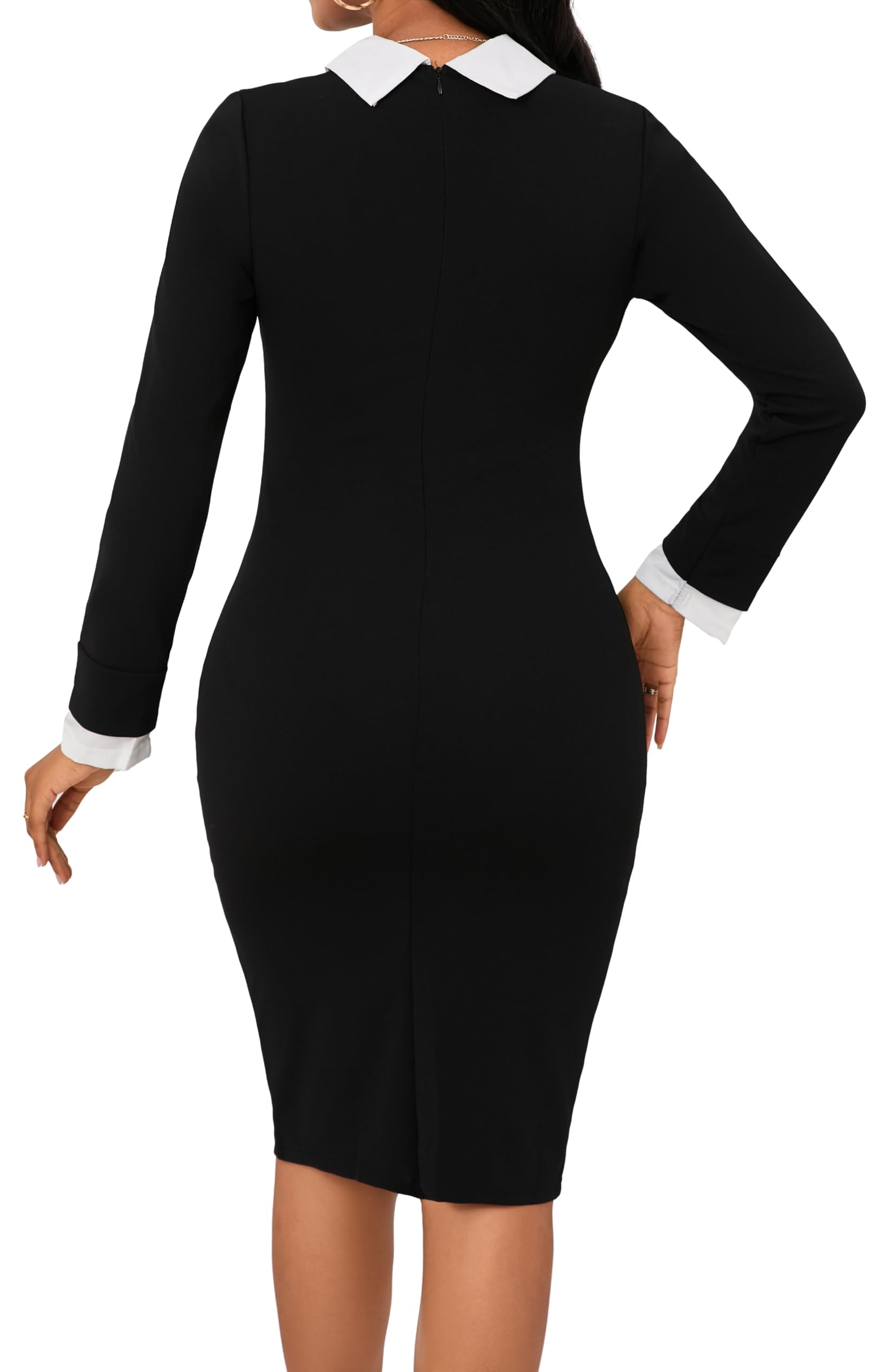 Sexy Bodycon Pencil Dress for Women - Elegant Work Dress & Party Outfit - Perfect for Office, Cocktail Events & Night Out