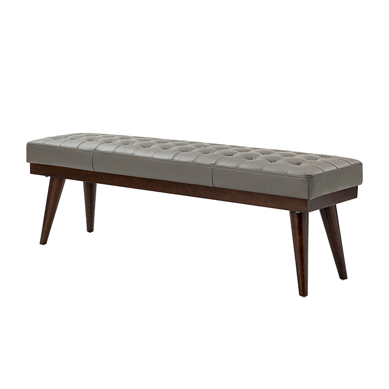 Emilio Mid Century Modern Multifunctional Design Bench - Entryway, Living Room & Bedroom Storage Furniture for Home Decor