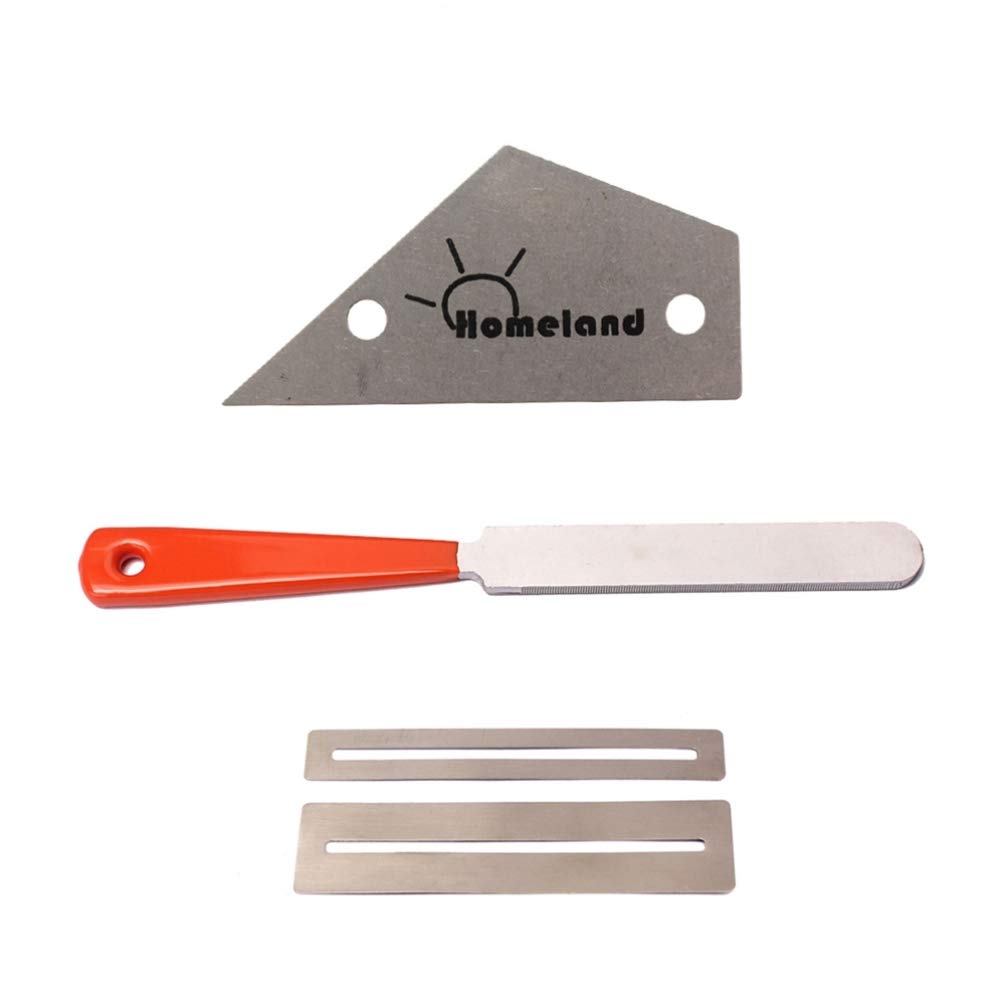 Professional Stainless Steel Guitar Luthier Tool Kit - Complete DIY Guitar Repair Set with Fret Rocker, Fingerboard Guards & Protectors for Acoustic/Electric Guitar & Bass - Perfect for Musicians, Luthiers & Home Repair Workshops