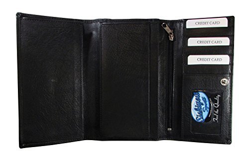 Siskiyou Sports NCAA Women's Genuine Leather Wallet - Perfect for Game Day, School & Everyday Use