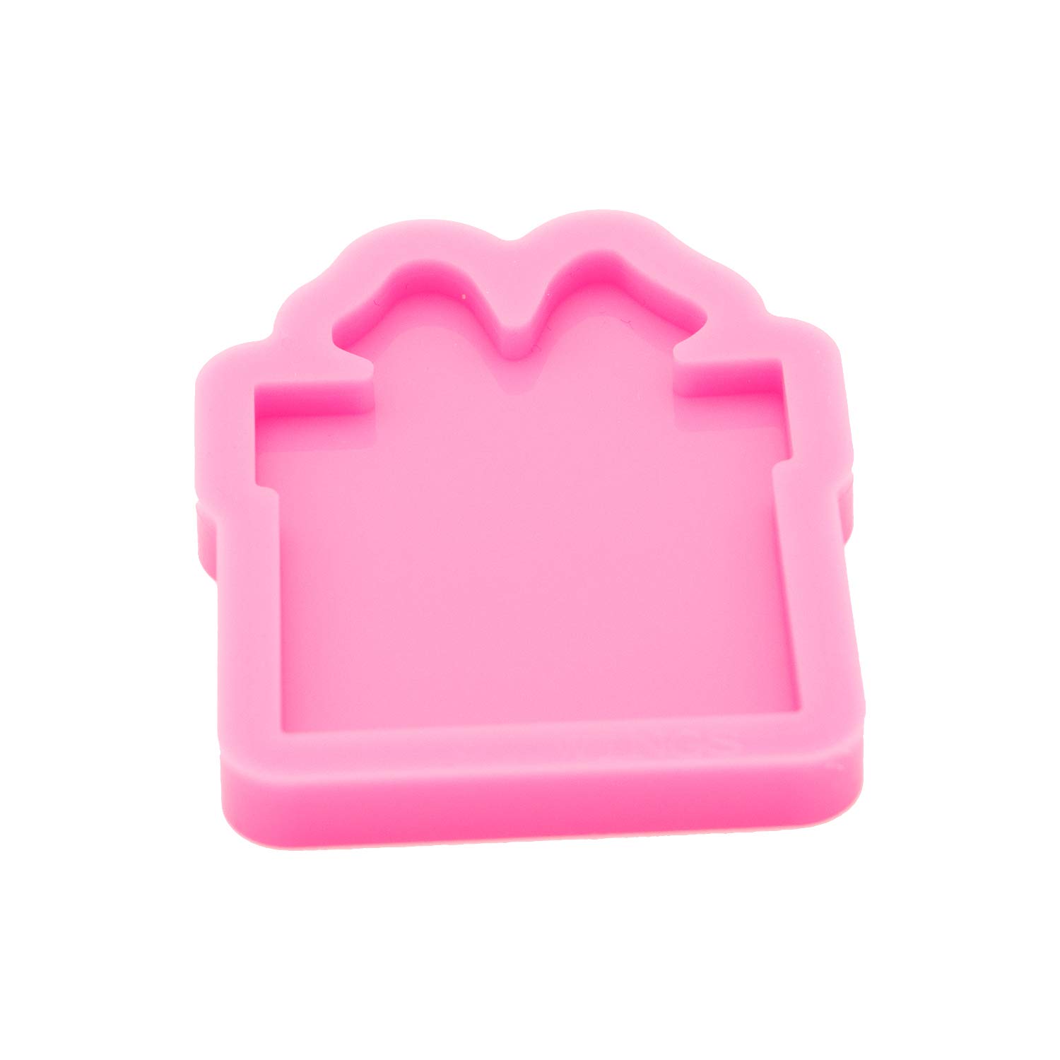 Premium Glossy Christmas Box Style Silicone Molds for Badge Reels - Epoxy Resin Craft Molds for DIY Jewelry Making - Perfect for Holiday Gifts & Handmade Accessories