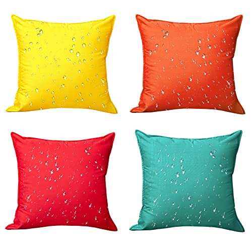 Yellow, Red, Orange, Teal