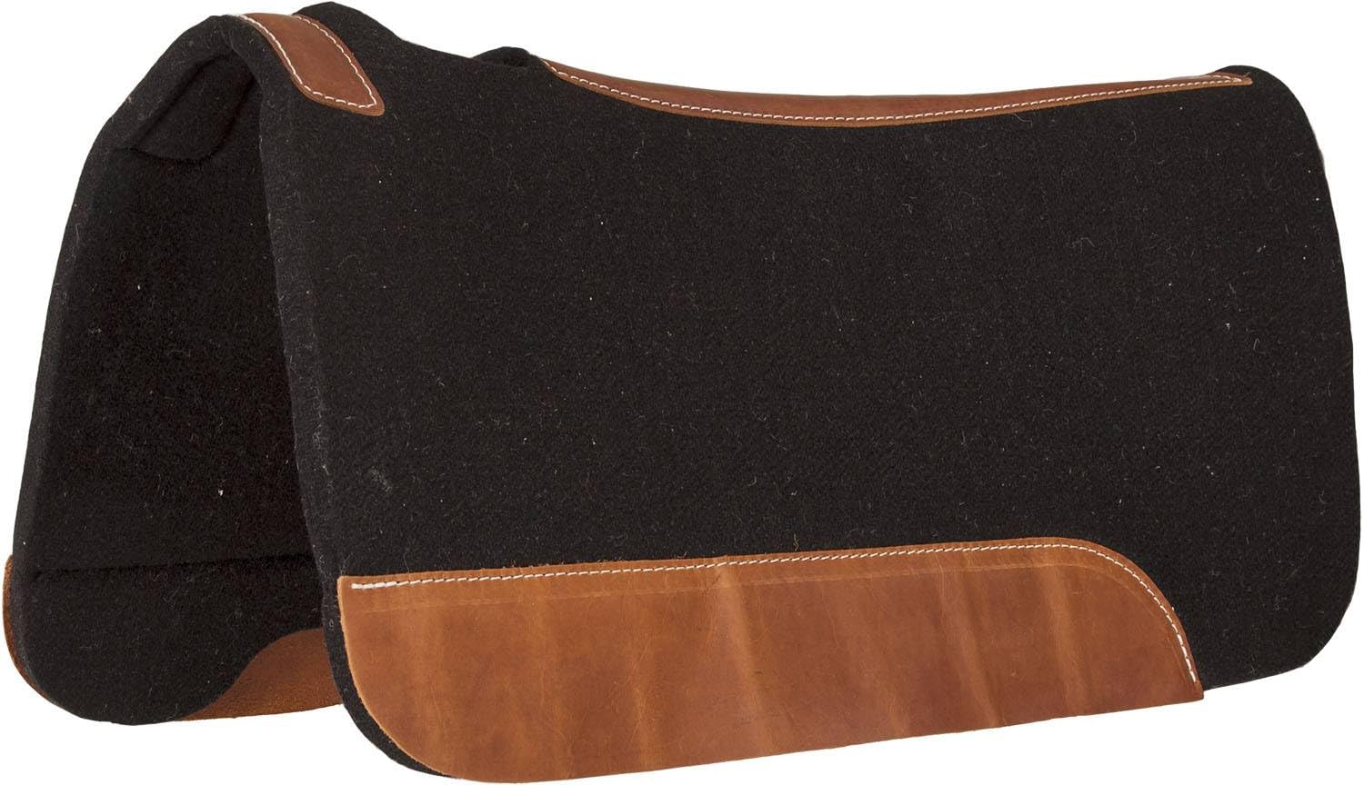 Mustang Black Felt Seat Pad for Motorcycle Comfort