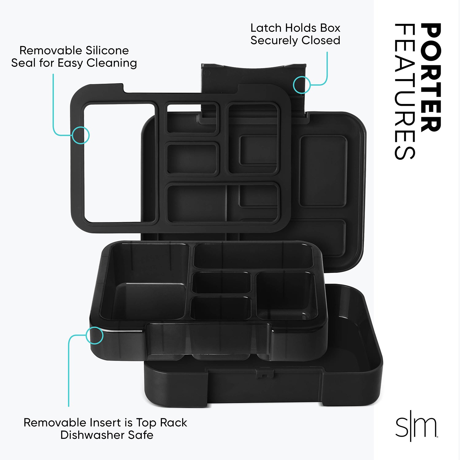 Premium Stainless Steel Porter Bento Box - Leak-Proof Lunch Container for Adults & Kids - Ideal for Office, School, Picnics & Travel