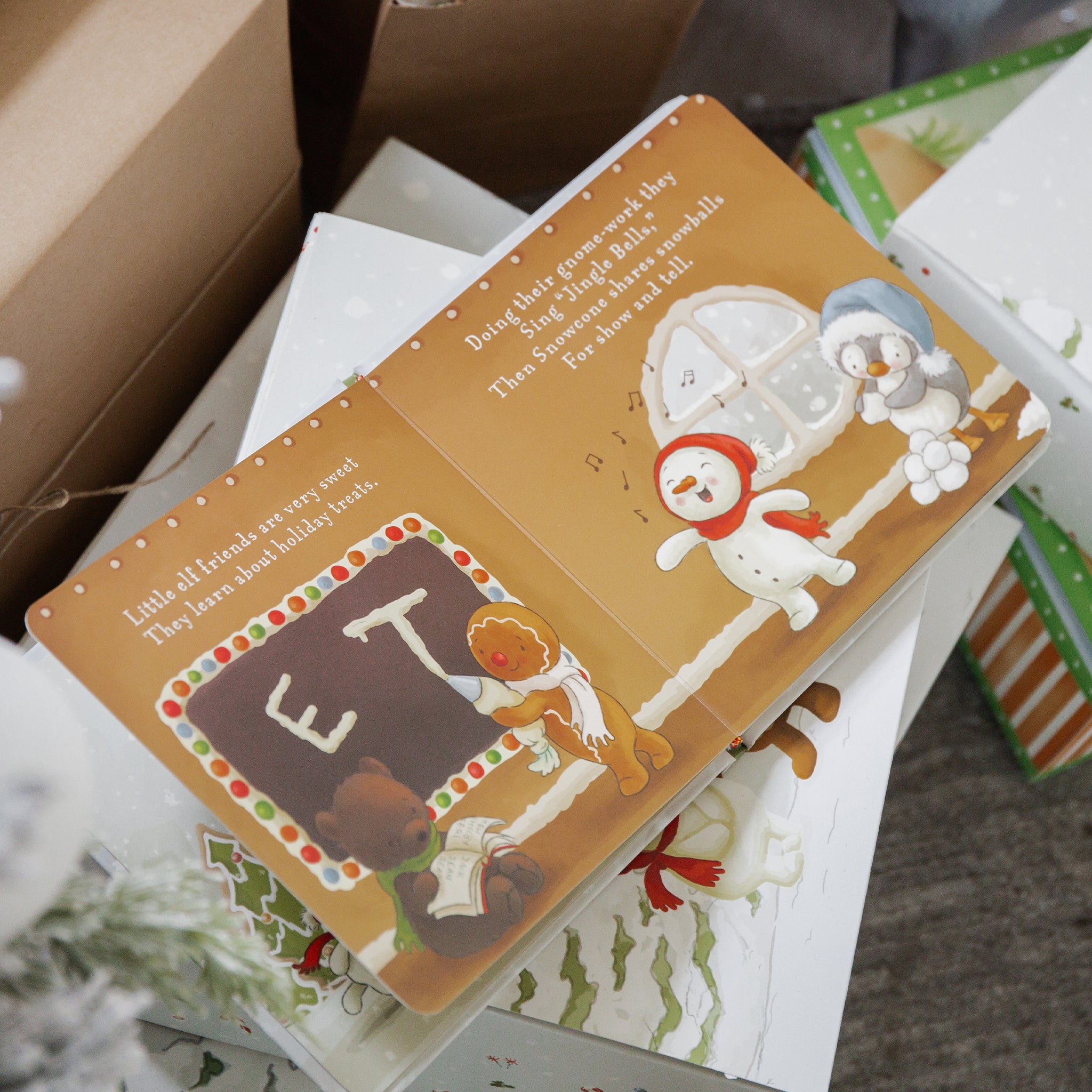 Elf Elementary School: Where Little Ones Learn to Be Sweet - Interactive Board Book for Toddlers | Perfect for Early Childhood Education & Bedtime Storytelling