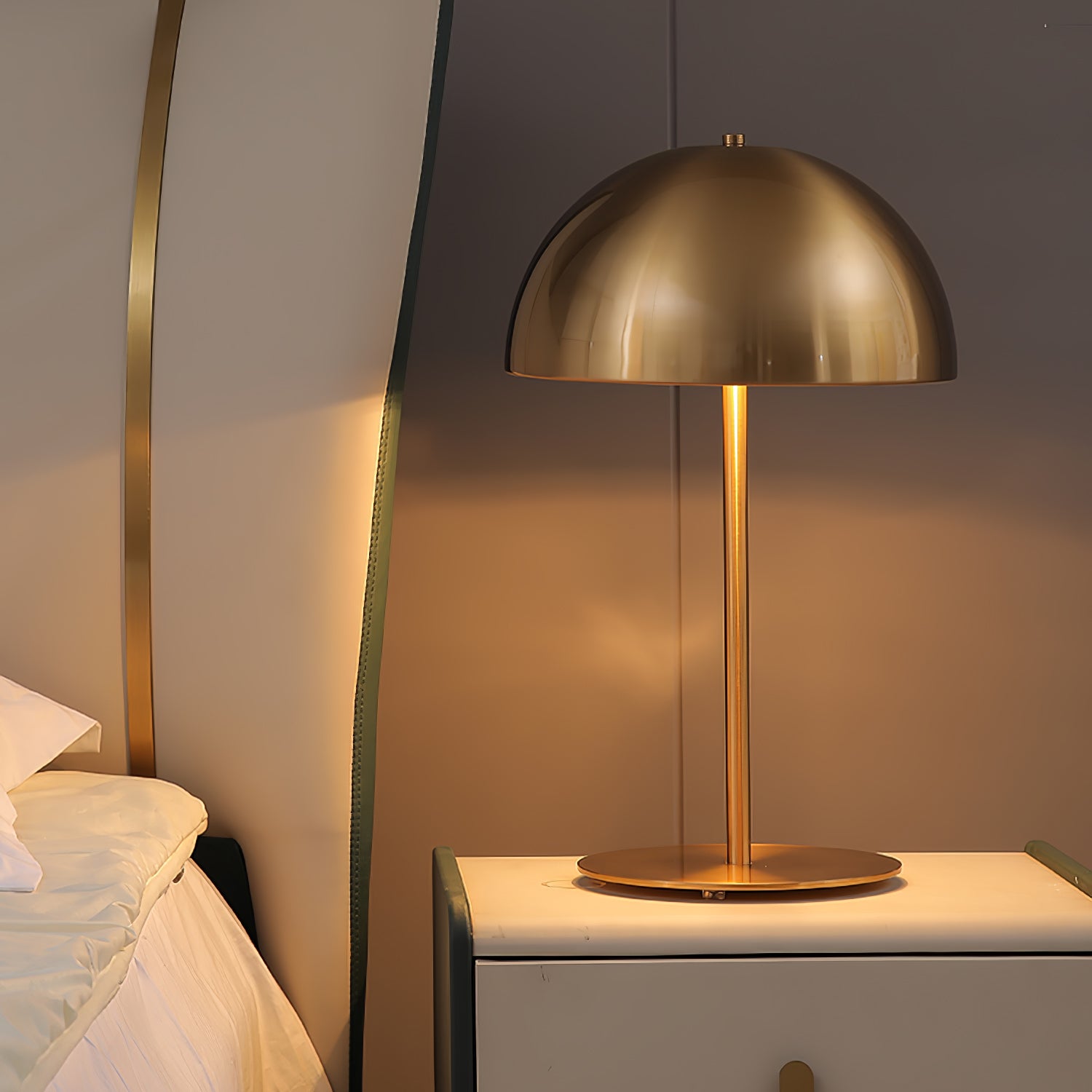 Hanna Table Lamp - Modern LED Bedside Lamp with USB Port, Adjustable Brightness for Bedroom, Living Room, and Office | Perfect for Reading, Working, and Relaxing