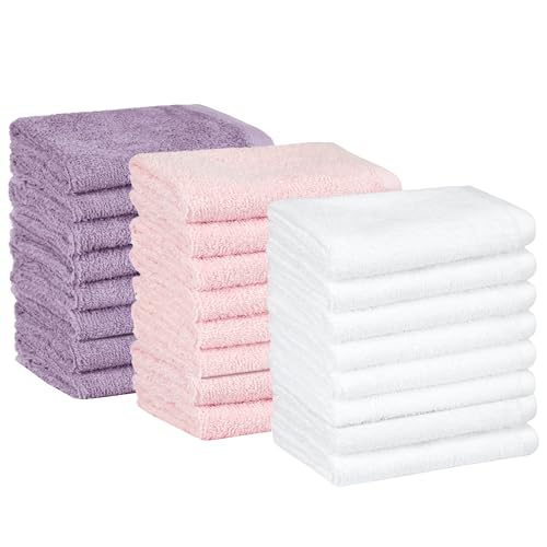 Petal Pink, Lavender, White