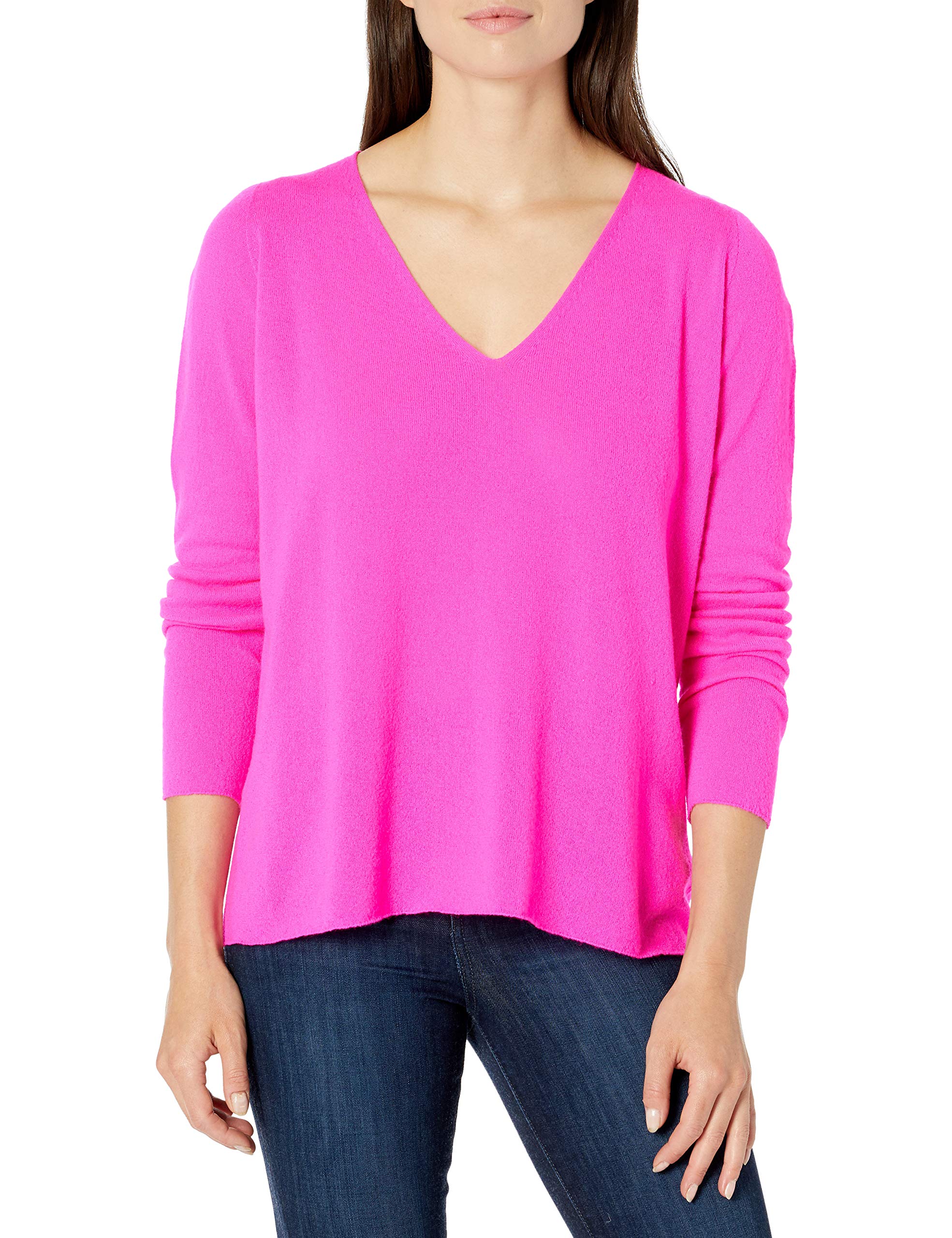 Majestic Filatures Women's Long Sleeve Crewneck Pullover Sweater - Soft Knit Casual Winter Warm Top for Work, Travel & Everyday Wear