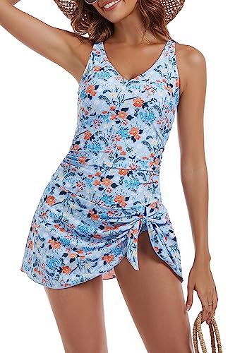 Light Blue Floral Print