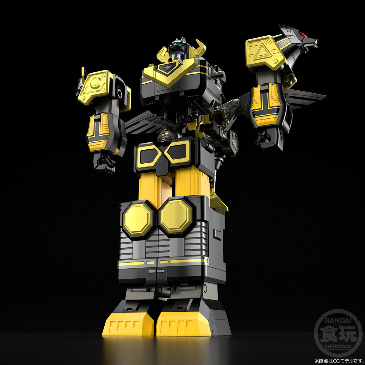 Bandai SMP Seijuu Sentai Gingaman GingaiOh Black Version Model Kit - Anime Action Figure Building Set for Collectors & Gifts | Display, Cosplay, Anime Decor