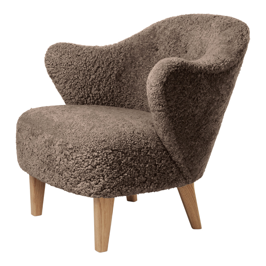 Ingeborg Lounge Chair with Premium Sheepskin Upholstery - Cozy & Stylish Accent Chair for Living Room, Bedroom, or Office