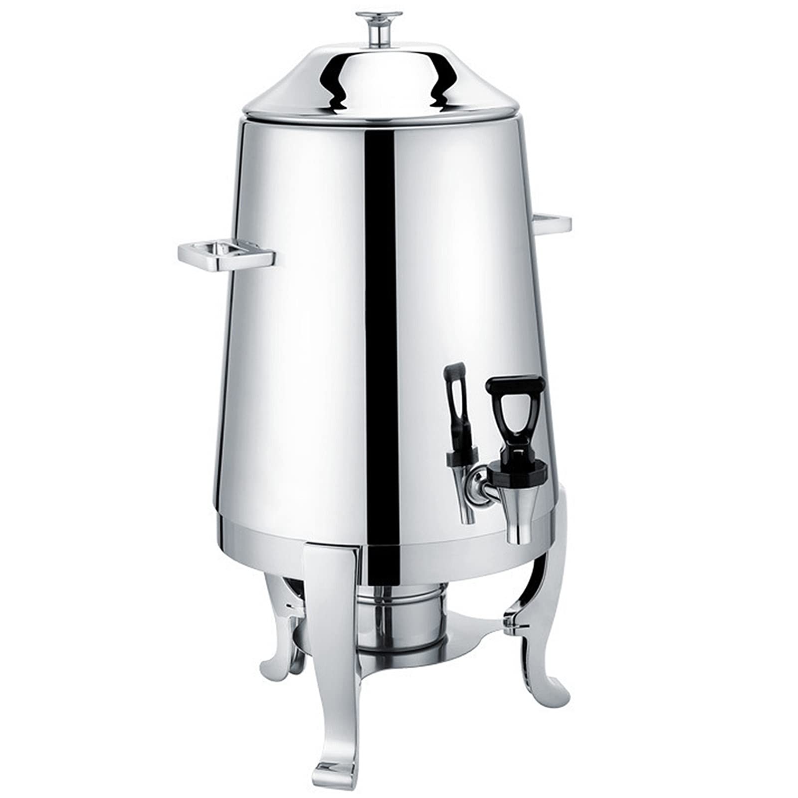 13L Stainless Steel Hot Beverage Dispenser - Coffee Urn for Coffee, Chocolate, Juice & Tea - Commercial Grade Chafer with Temperature Control (Silver) - Perfect for Catering, Events, Cafes & Restaurants