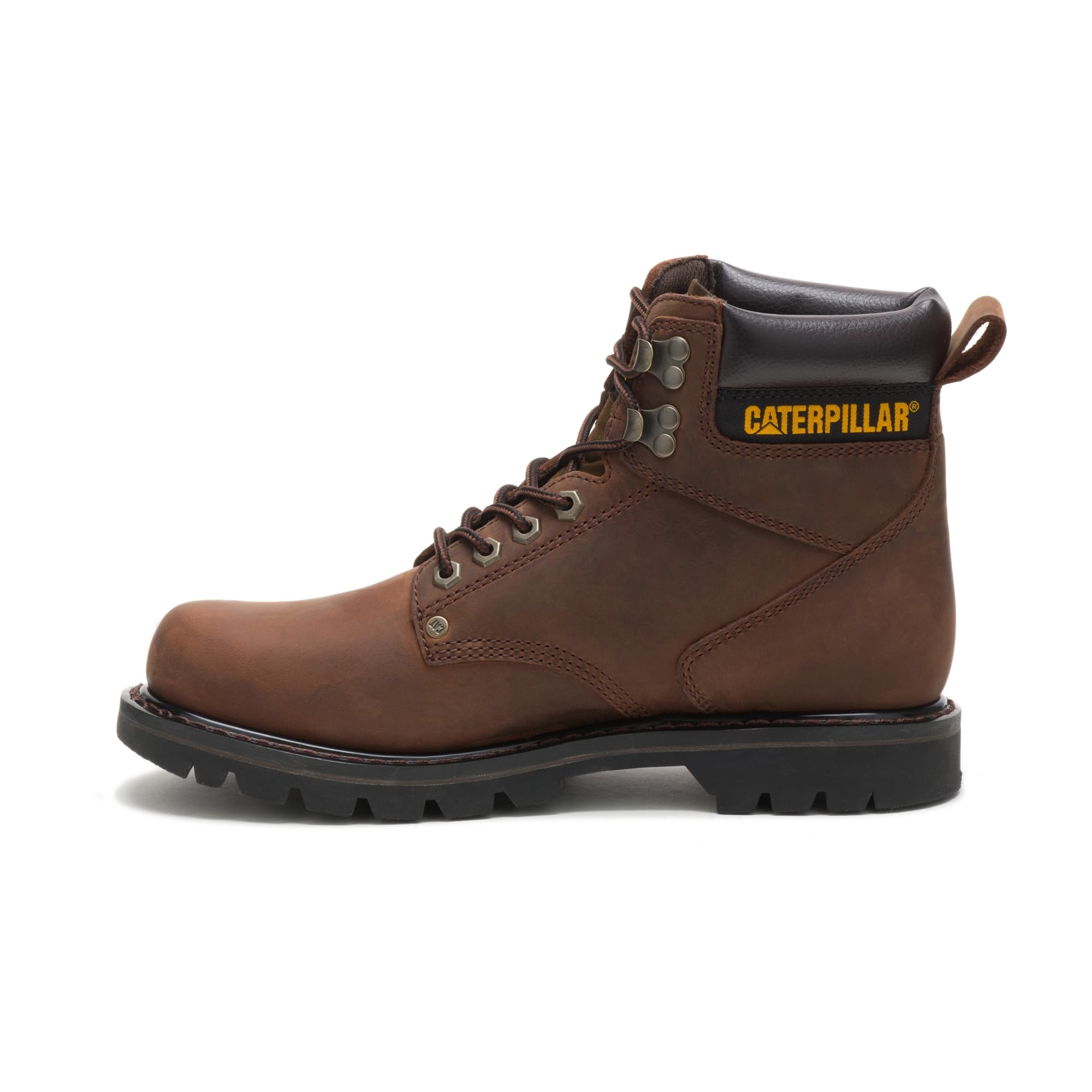 CAT Men's Second Shift Soft Toe Work Boot - Waterproof Steel Toe Safety Shoes for Construction, Hiking & Outdoor Work - Durable Comfort Work Boots for Men