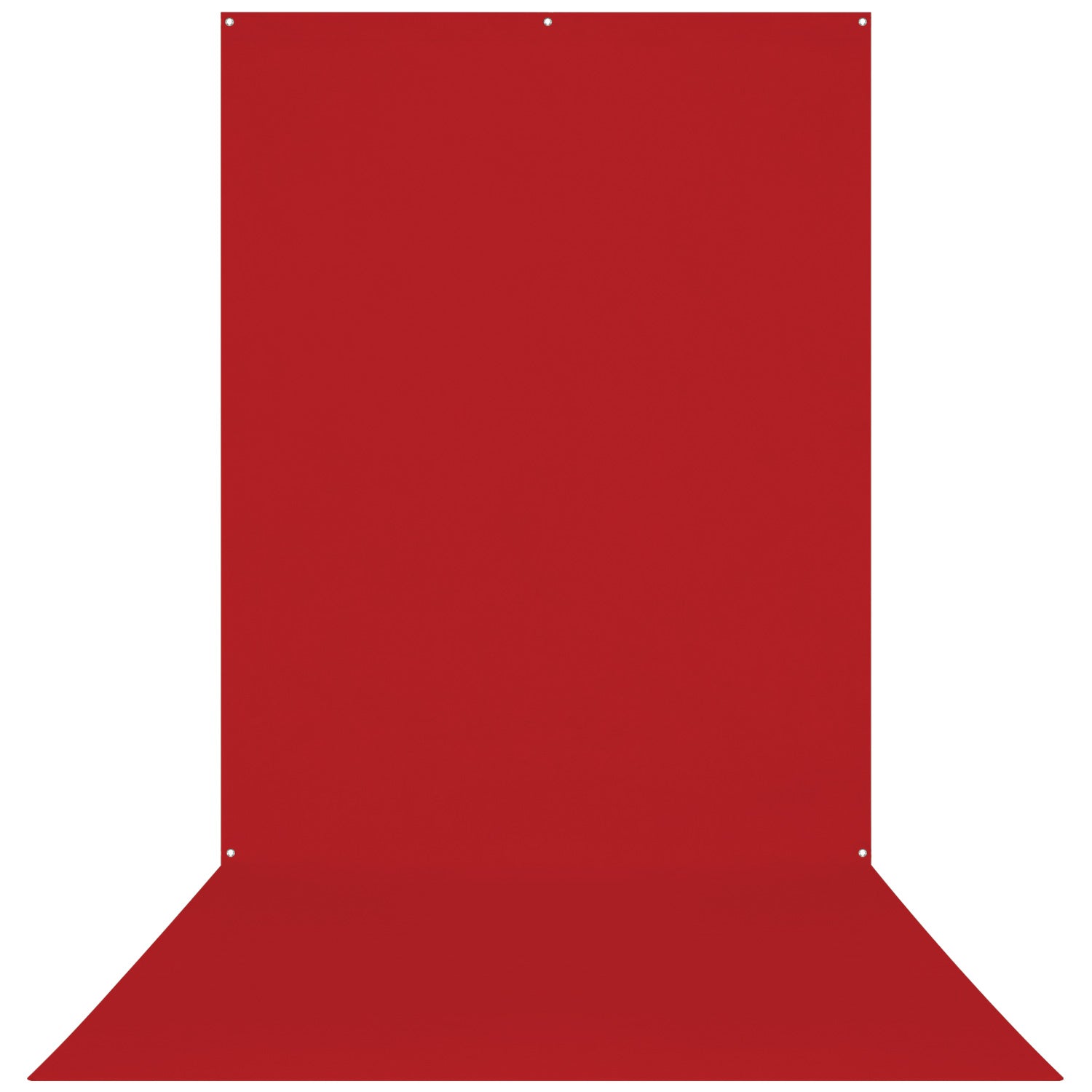X Drop Wrinkle Resistant Photography Backdrop - Scarlet Red (5' x 12') for Studio, Portrait & Video Shoot Background