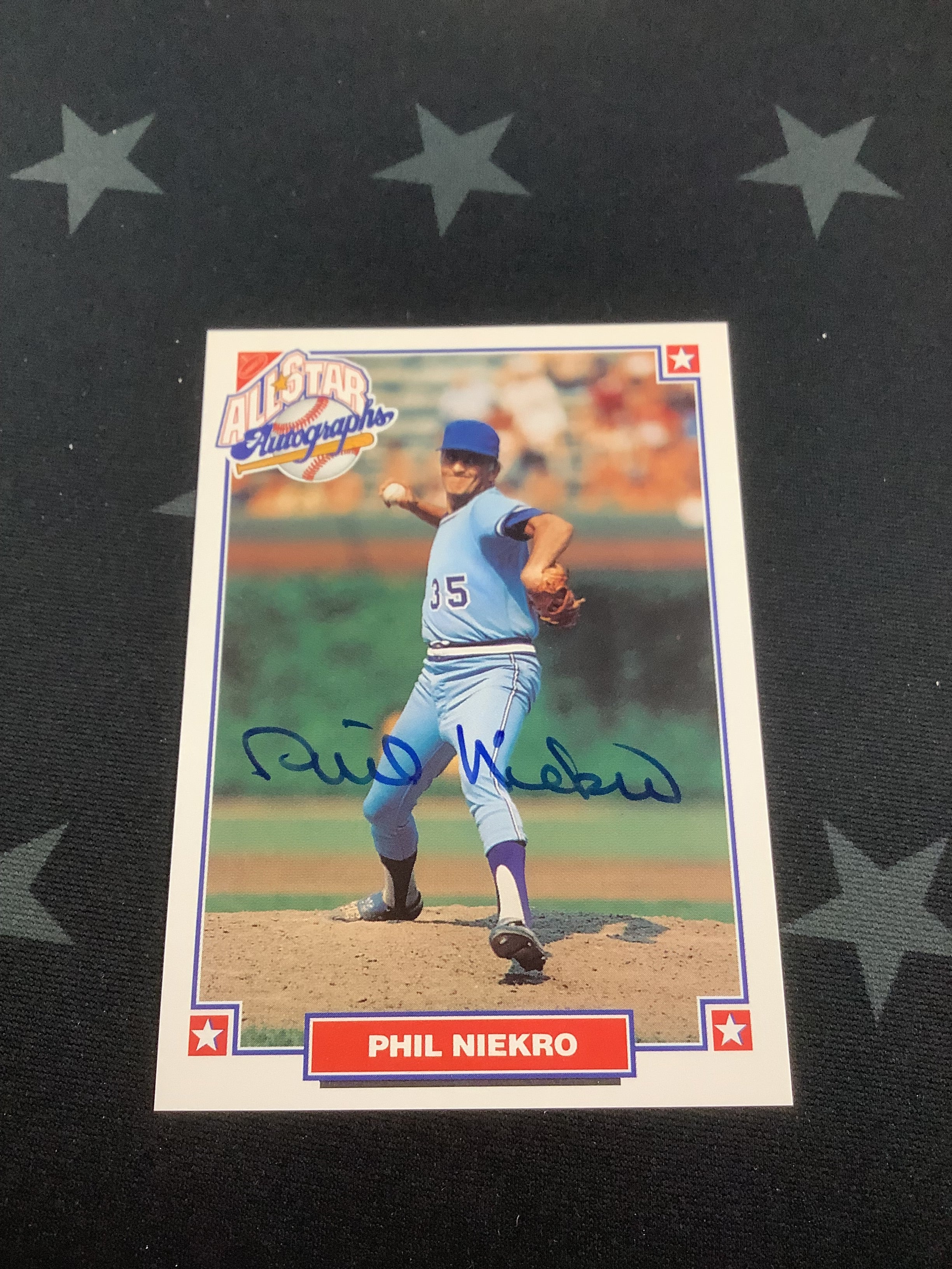 1993 Phil Niekro All-Star Game Autographed Baseball with Certificate of Authenticity (COA) - Perfect for MLB Memorabilia Collectors and Baseball Fans Display