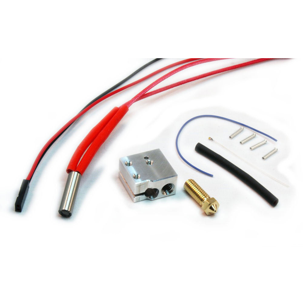 E3D V6 Volcano 3D Printer Hotend Starter Kit - 12V 3mm Nozzle for High Flow Printing | Perfect for ABS, PLA, PETG Filaments | Ideal for Large Scale 3D Printing Projects