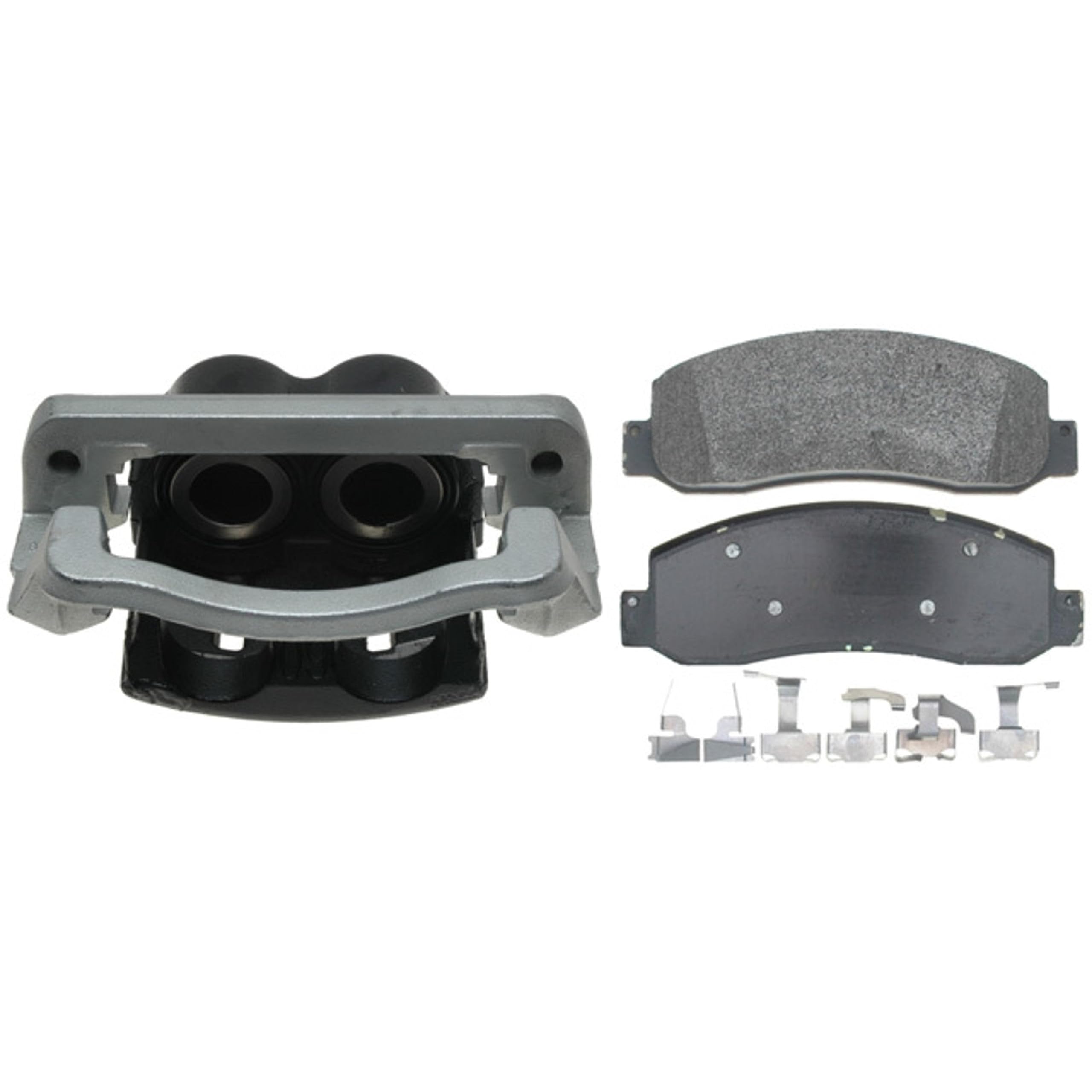 ACDelco Gold 18R2535 Remanufactured Loaded Brake Caliper Assembly with Semi-Metallic Pads - Front Driver Side Disc Brake (Non-Coated) | Perfect for Ford, Chevy & GMC Trucks & SUVs