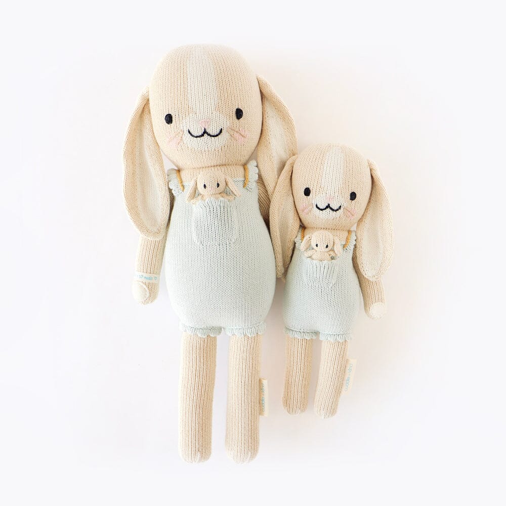 Cuddle + Kind Briar the Bunny - Handmade Knit Doll for Kids | Perfect for Playtime, Gifts & Nursery Decor | Soft & Safe Baby Toy