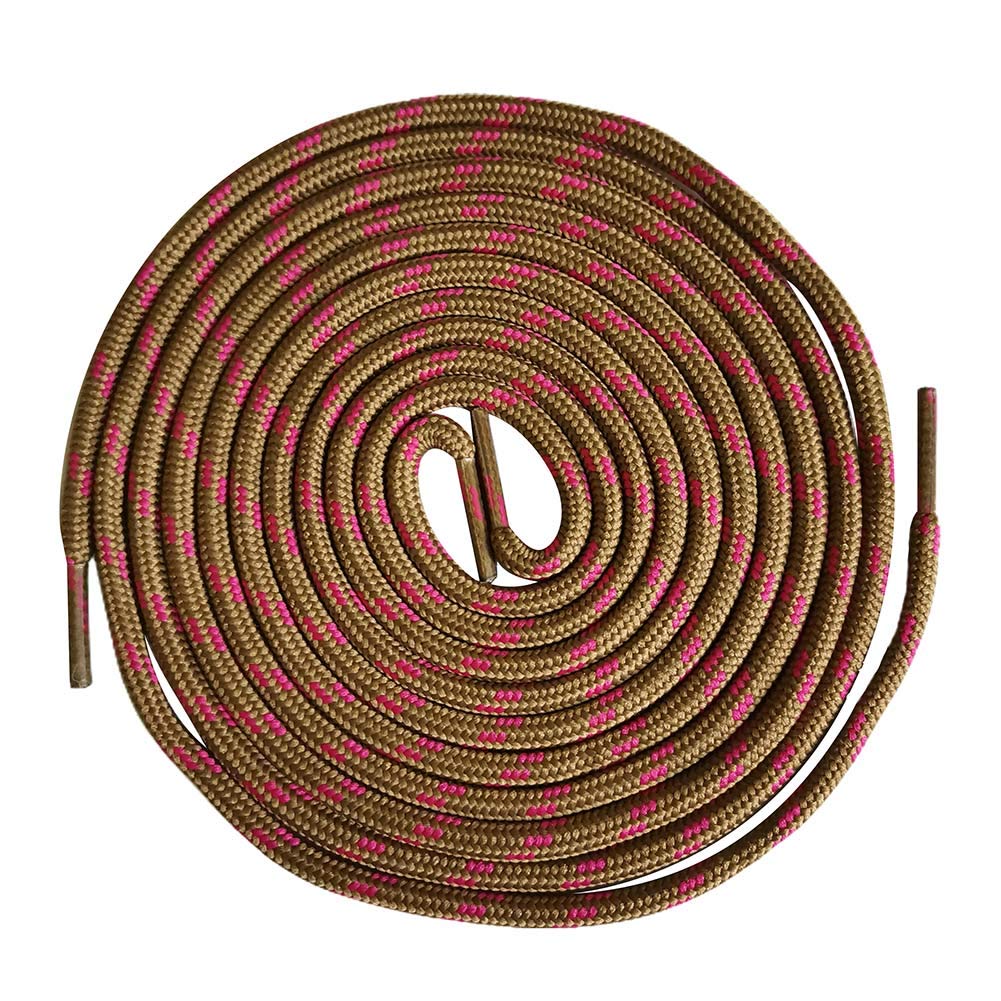 VSUDO Round Work Boot Laces - Heavy Duty Outdoor Hiking & Climbing Shoestrings for Men & Women - Perfect for Work Boots, Hiking Boots, and Outdoor Activities