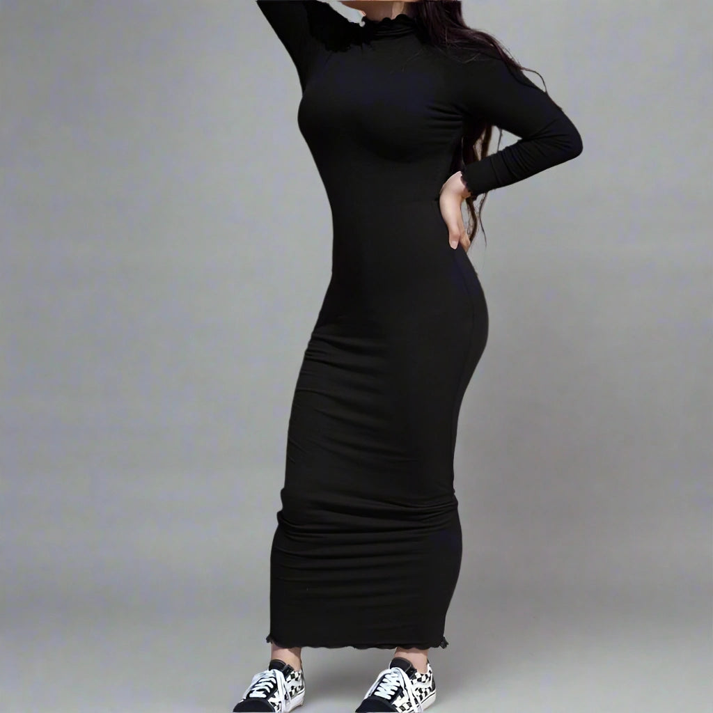 Elegant Islamic Abaya Dress for Women - Modest Muslim Clothing Dubai Style - Perfect for Prayer, Mosque & Special Occasions