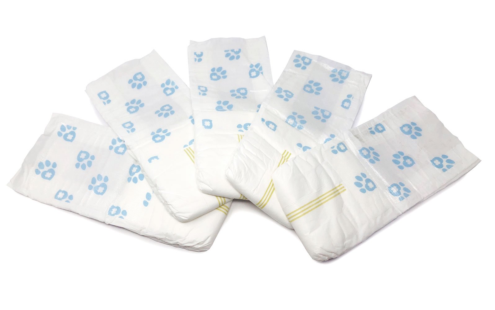 **Disposable Dog Diapers for Male Dogs - Medium Size (144 Count) | Snag-Free Fasteners, Leak-Proof Design, Wetness Indicator | Ideal for Incontinence, Training & Travel**