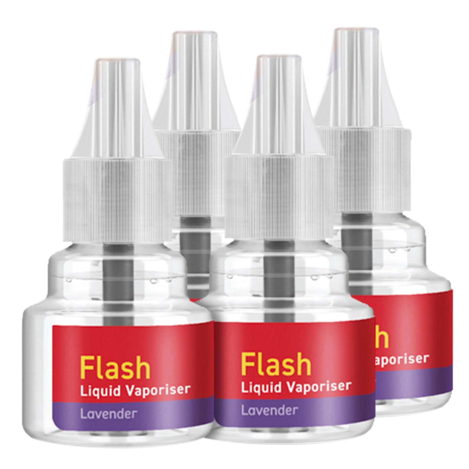 Good Knight Flash Liquid Vaporizer - Mosquito Repellent Refill with Lavender Fragrance (4 Pack, 45ml Each) - Effective Protection for Home, Bedroom & Outdoor Use