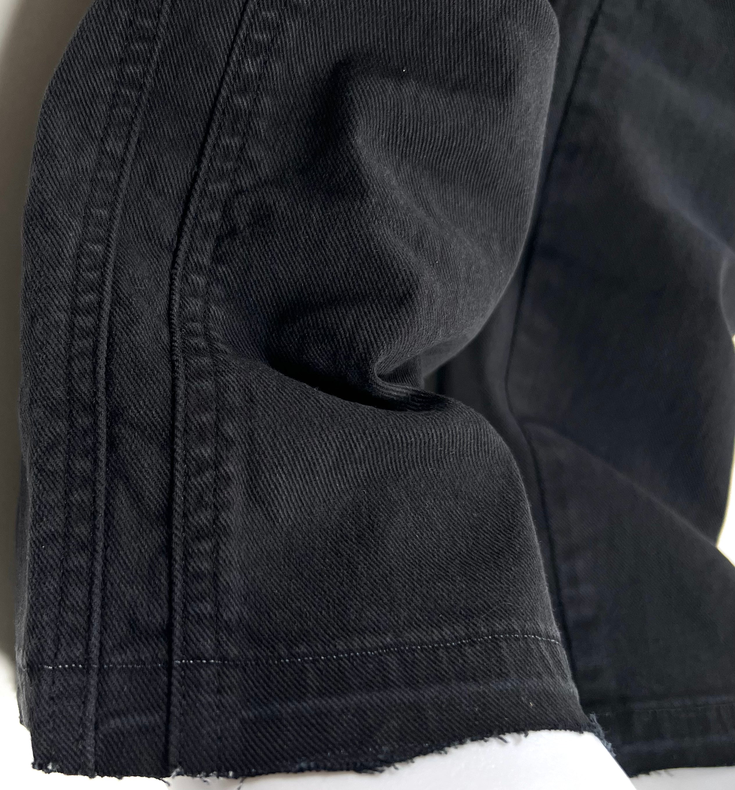 Represent M07064 Straight Leg Denim Jeans for Men - Classic Black Stretch Denim Pants | Casual Wear, Street Style & Everyday Outfits