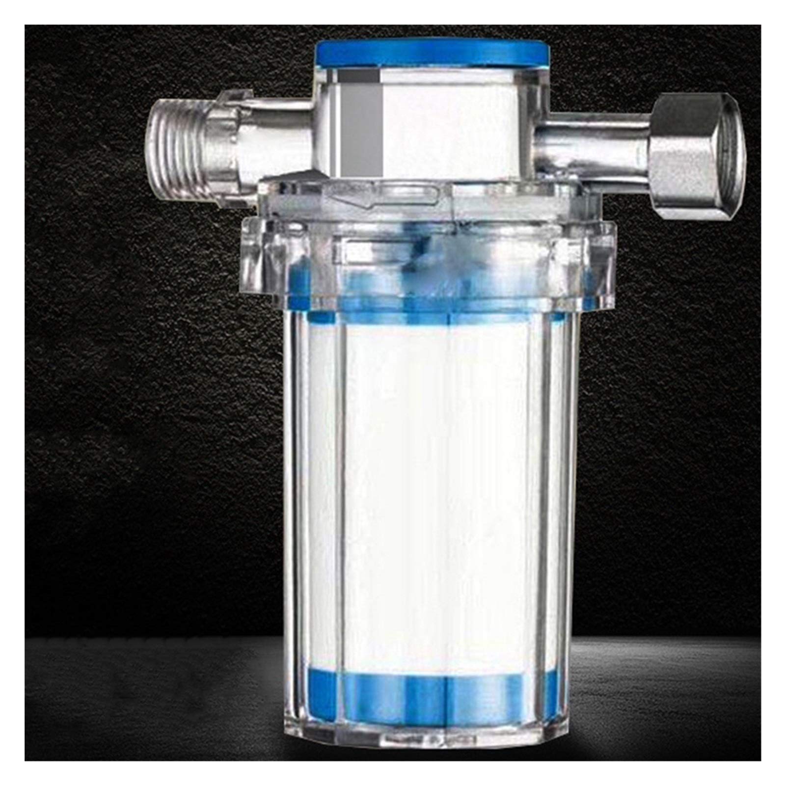 **Yaoqijie Household Water Filter - Rust & Sediment Removal for Washing Machine, Water Heater, Shower - Tap Water Purifier (Clear) - Improves Water Quality for Laundry, Bathing & Appliance Protection**