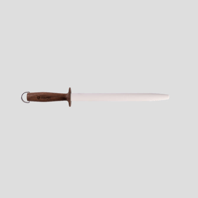 12-Inch Steelport Honing Rod - Professional Knife Sharpener for Kitchen Chefs & Home Cooks - Perfect for Sharpening Knives, Scissors & Tools