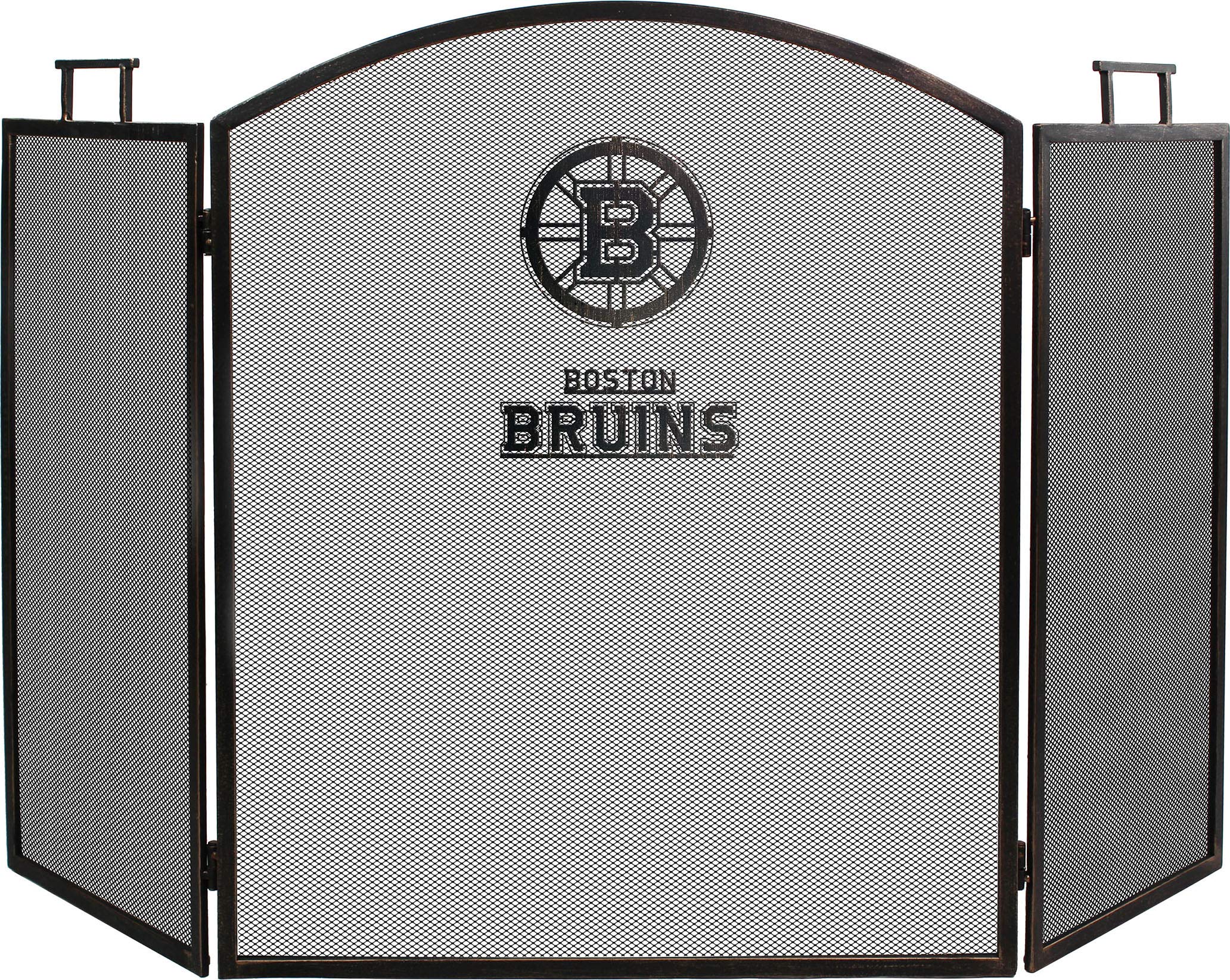 Officially Licensed NHL Fireplace Screen - Team Logo Decor for Hockey Fans - Perfect for Game Room, Man Cave, and Home Fireplace Protection