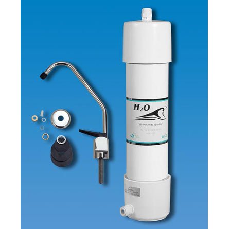 5-Stage Under Sink Water Filter System with Chrome Faucet - High Performance Reverse Osmosis Filtration for Clean Drinking Water - Perfect for Kitchen, RV, and Office Use