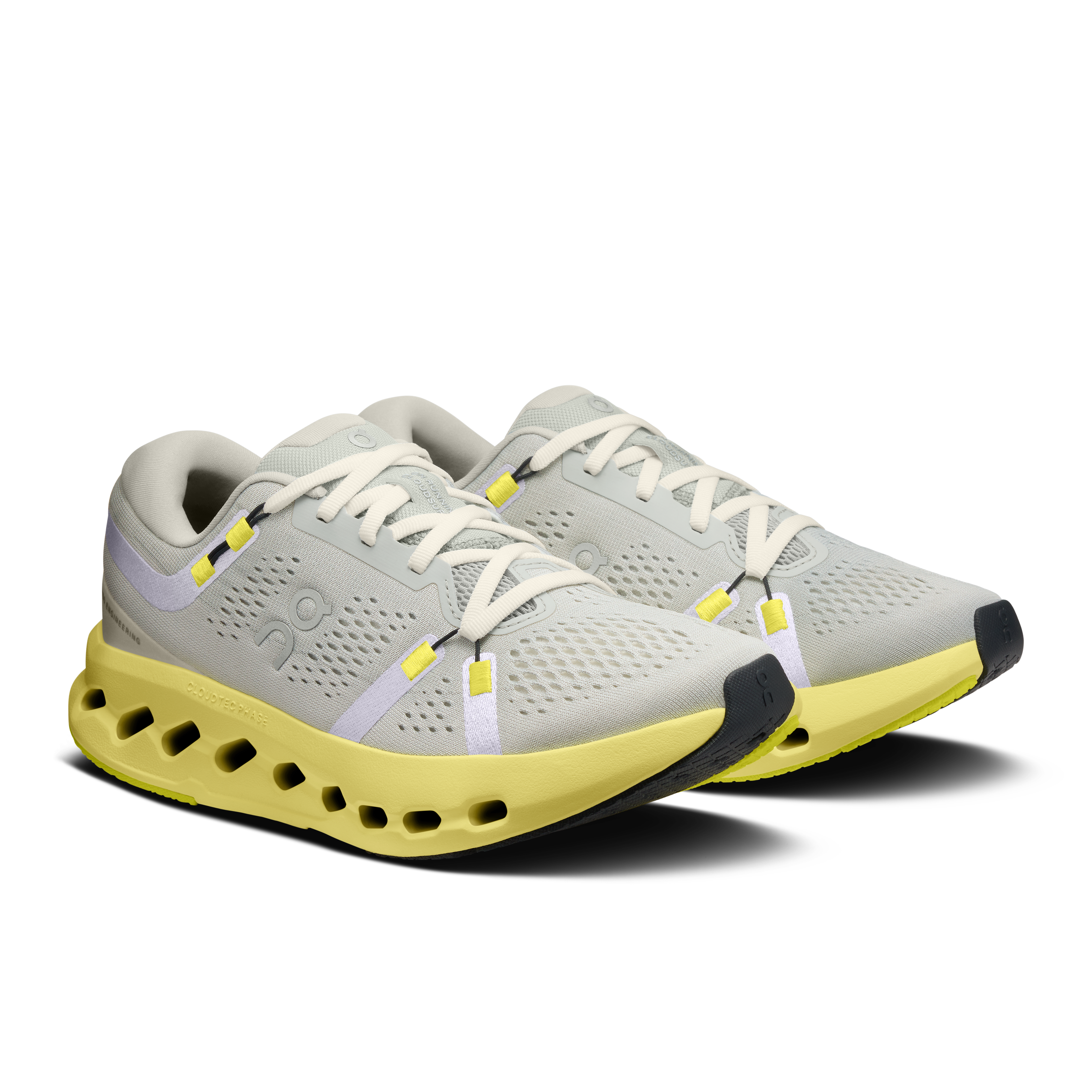 Women's Cloudsurfer 2 Running Shoes - Lightweight & Cushioned for Women (Glacier/Limelight) | Perfect for Jogging, Gym Workouts & Daily Walking