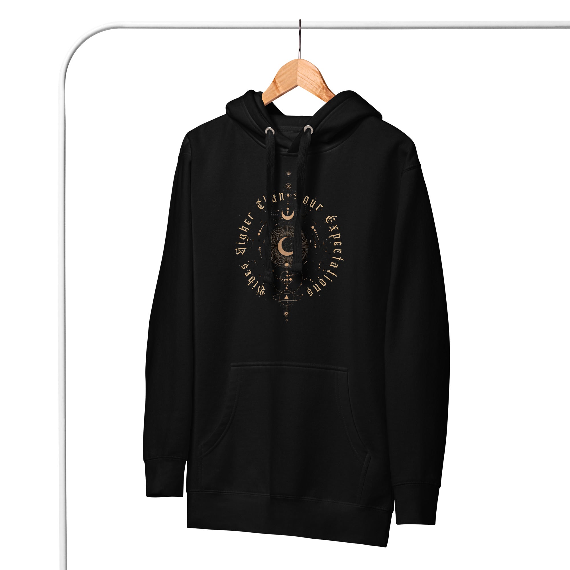 Vibes Higher Than Your Expectations Unisex Hoodie - Soft & Comfortable Pullover Sweatshirt for Men & Women | Perfect for Casual Wear, Gym, and Outdoor Activities