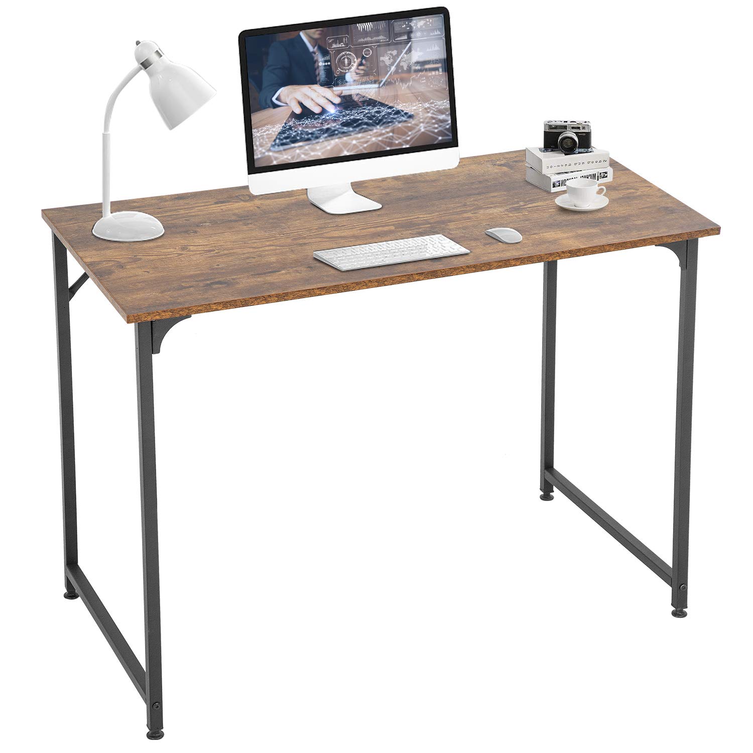 Modern Black Corner Computer Desk 47