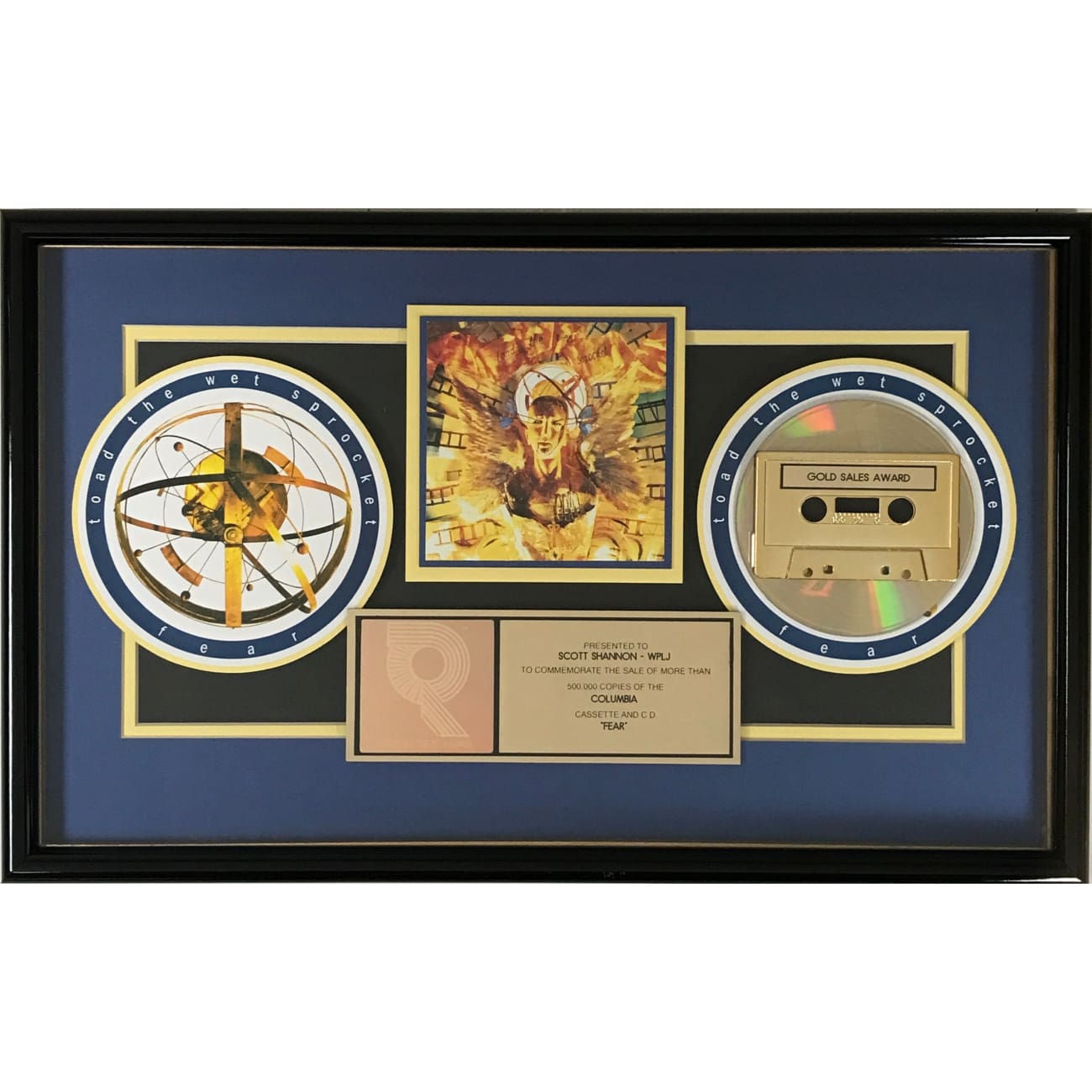 Toad the Wet Sprocket Fear RIAA Gold Award Winning Album - Alternative Rock Music CD for Home, Car & Party Playback