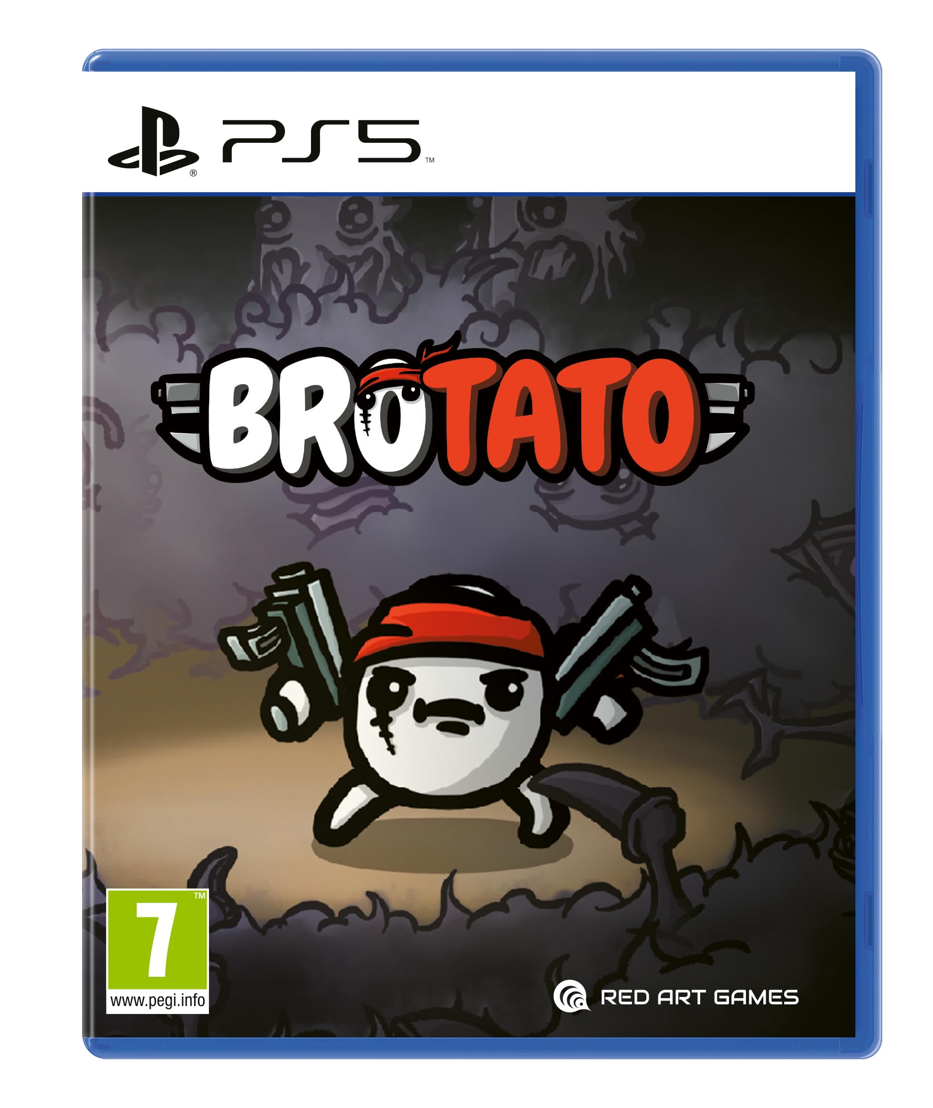 Brotato PS5 Game - Red Art Edition for Action-Packed Gaming