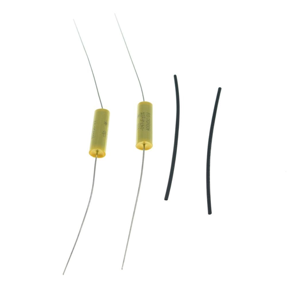 2-Pack Mallory 0.047uf Tone Capacitors for Electric Guitar & Bass - Upgrade Your Sound for Rock, Blues & Jazz Performances