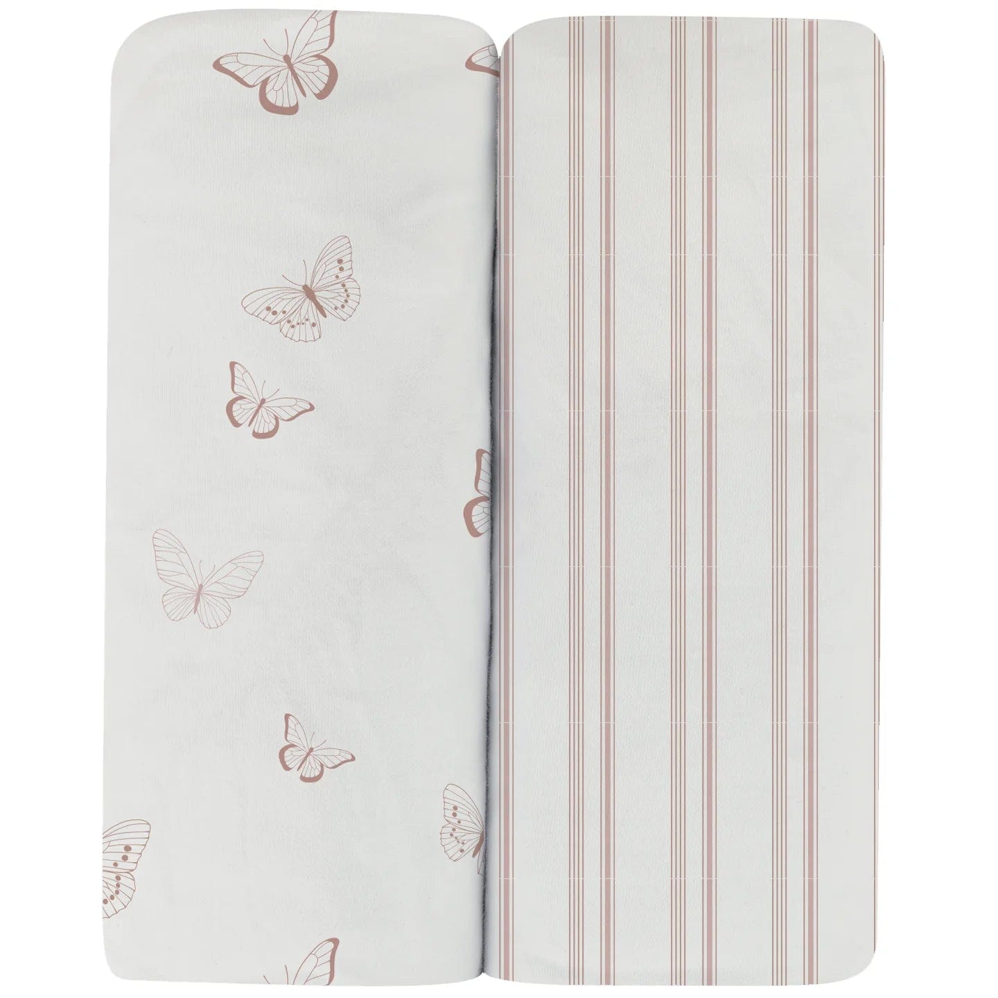 Pink Butterflies / Stripes