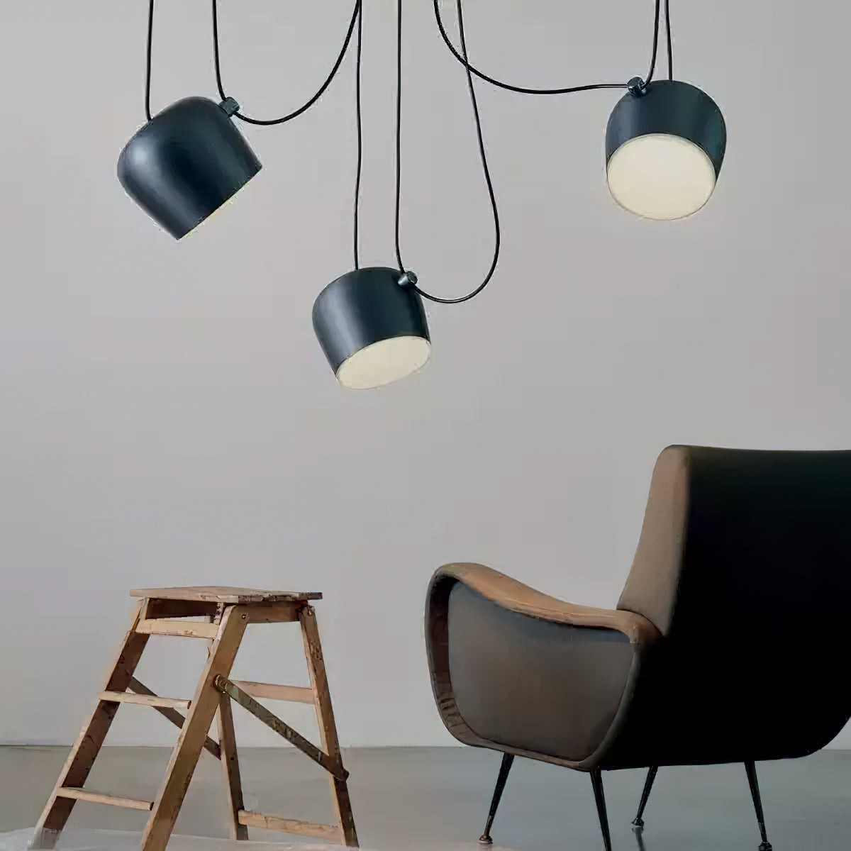 Modern Minimalist Aim Pendant Lamp - Adjustable Hanging Light Fixture for Kitchen Island, Dining Room, Bedroom & Living Room Decor