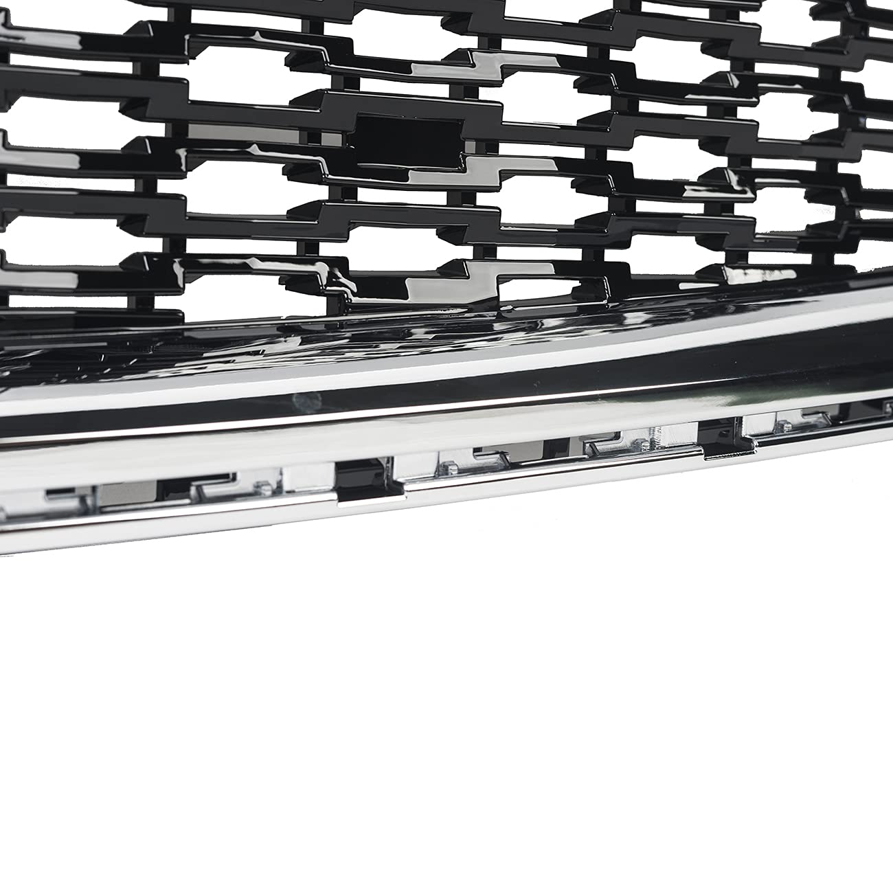 2014-2015 Chevrolet Malibu Front Upper & Center Grill Bumper Grille Replacement - Compatible with GM1200682C & GM1200675C - Durable US Built Car Accessory for Enhanced Vehicle Appearance & Protection