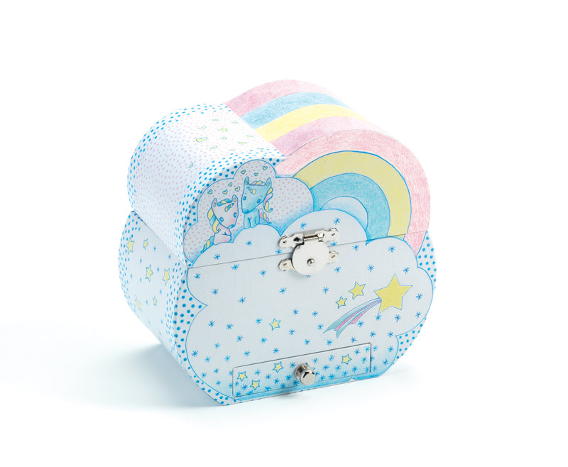 Djeco Unicorn's Dream Music Box - Magical Melody Jewelry Box for Girls | Perfect Gift for Birthdays, Christmas & Bedtime Lullabies